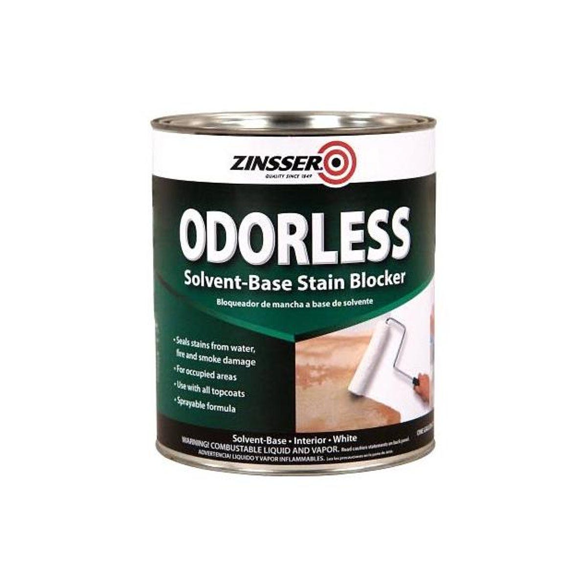 Zinsser Bulls Eye 1 Qt. White Hi Hide Primer Sealer