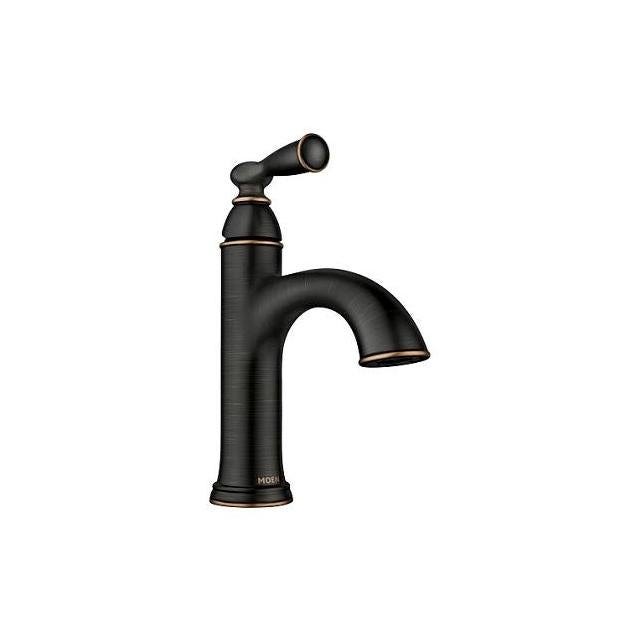 Moen Banbury Mediterranean Bronze Single-Handle 8 In. & 16 In. Centersets High-Arc Bathroom Faucet Moen Banbury Mediterranean Bronze Single-Handle 8 In. & 16 In. Centersets High-Arc Bathroom Faucet