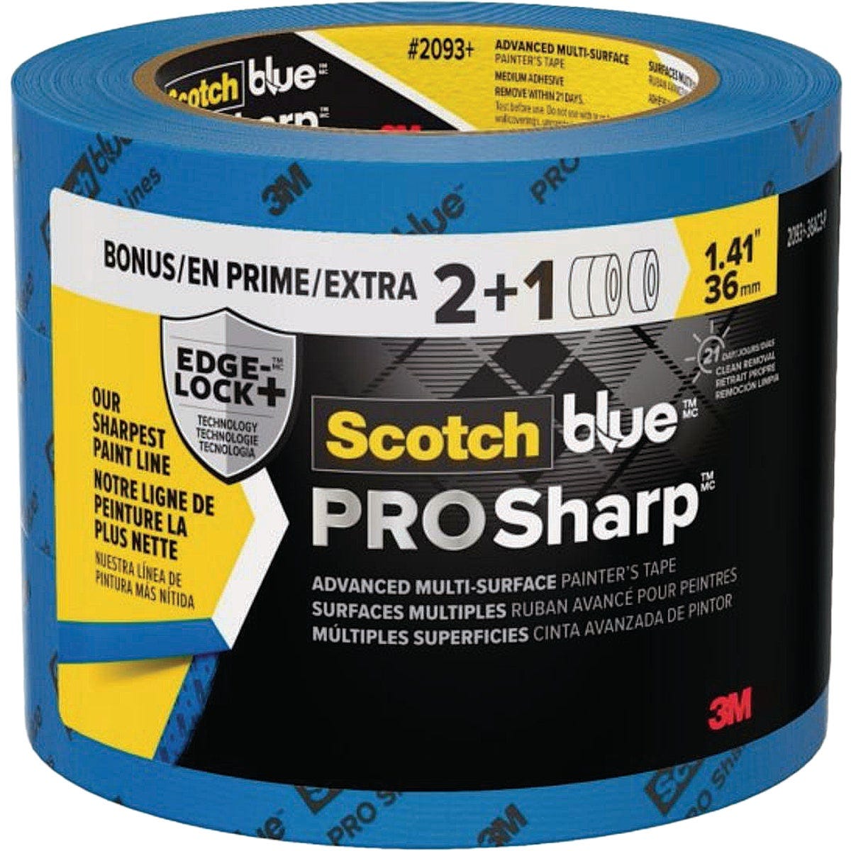 ScotchBlue PROSharp 1.41 In. x 60 Yd. Painter's Tape (3-Pack) ScotchBlue PROSharp 1.41 In. x 60 Yd. Painter's Tape (3-Pack)