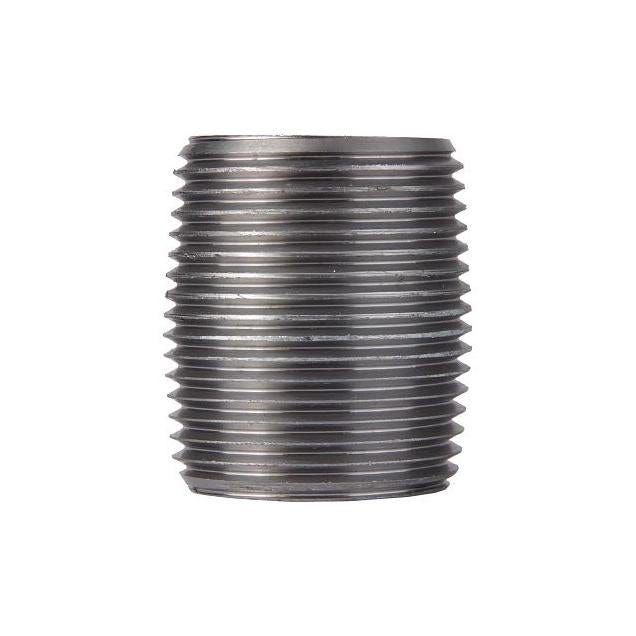 STZ 1 In. x Close Steel Black Iron Nipple STZ 1 In. x Close Steel Black Iron Nipple