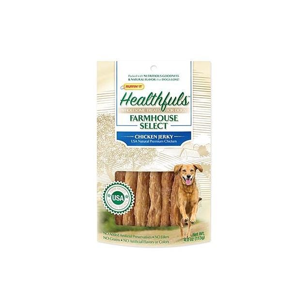Healthfuls Farmhouse Selects 4 Oz. Chicken Jerky Dog Treats Healthfuls Farmhouse Selects 4 Oz. Chicken Jerky Dog Treats