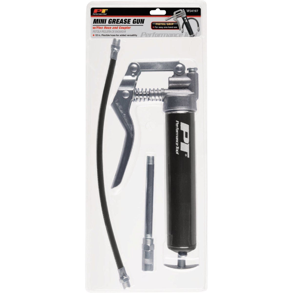 Performance Tool Mini Pistol Grip Grease Gun with Flex Hose - photo 3 Performance Tool Mini Pistol Grip Grease Gun with Flex Hose - photo 3