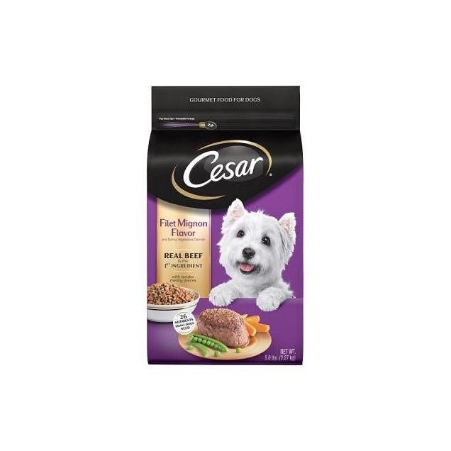 Cesar 5 Lb. Filet Mignon Dry Dog Food Cesar 5 Lb. Filet Mignon Dry Dog Food