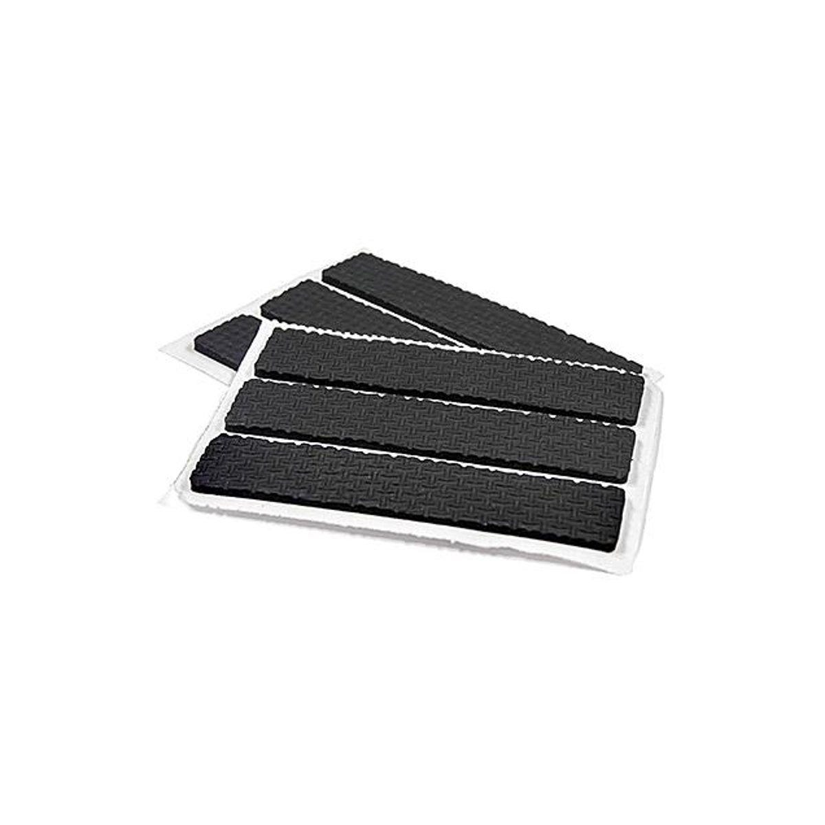 TruGuard 1/2 x 2.5 In. Self-Adhesive Black Non-Skid Foam Pads (6-Pack)