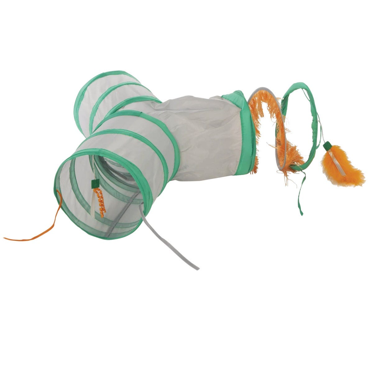 SmartyKat Fringe Frenzy Triple Tunnel Activity Cat Toy SmartyKat Fringe Frenzy Triple Tunnel Activity Cat Toy