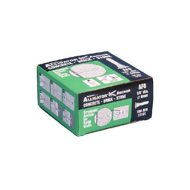 Toggler 1/4 In. 100-Pack Flanged Alligator Masonry Anchors Toggler 1/4 In. 100-Pack Flanged Alligator Masonry Anchors