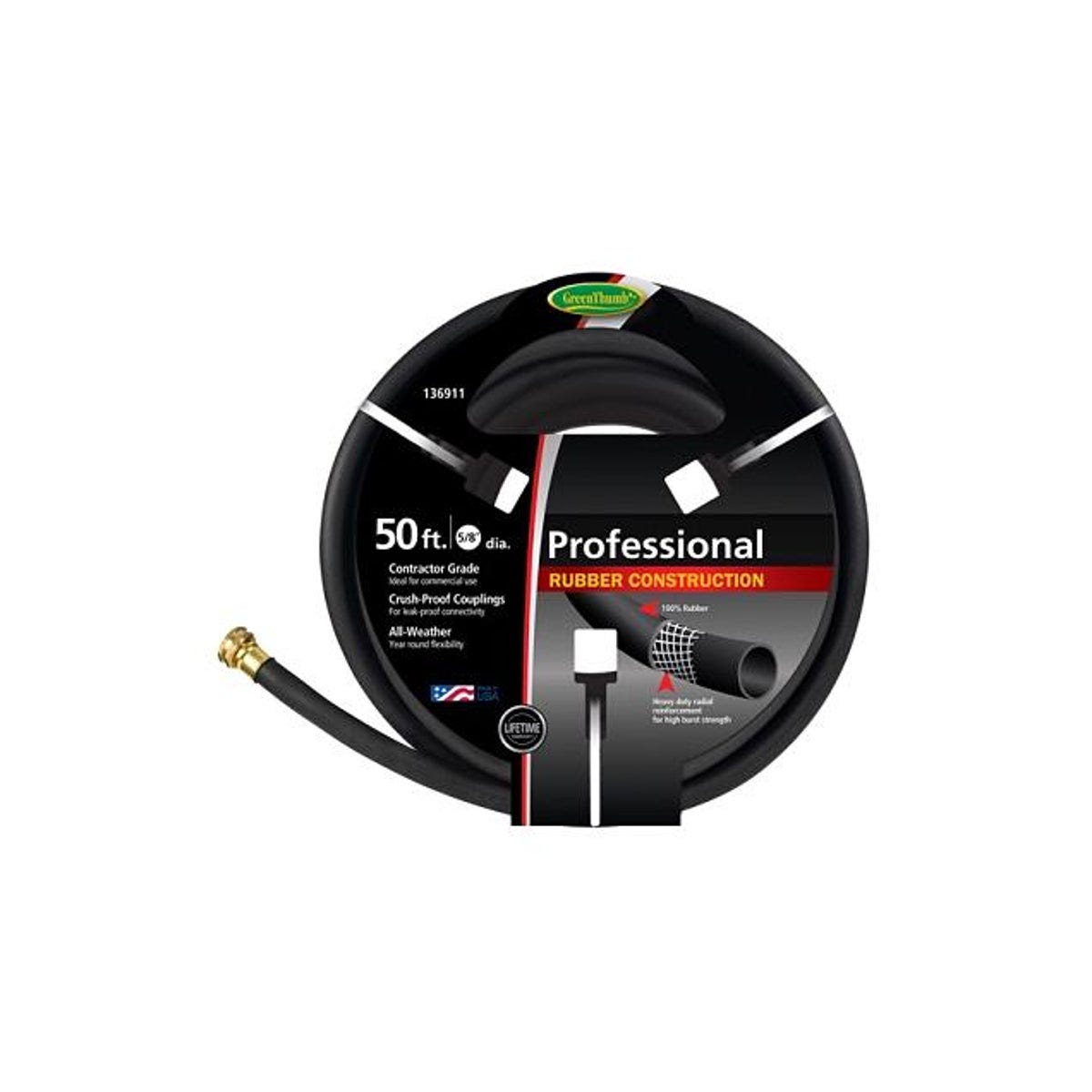 5/8 In. x 50 Ft. Rubber Garden Hose