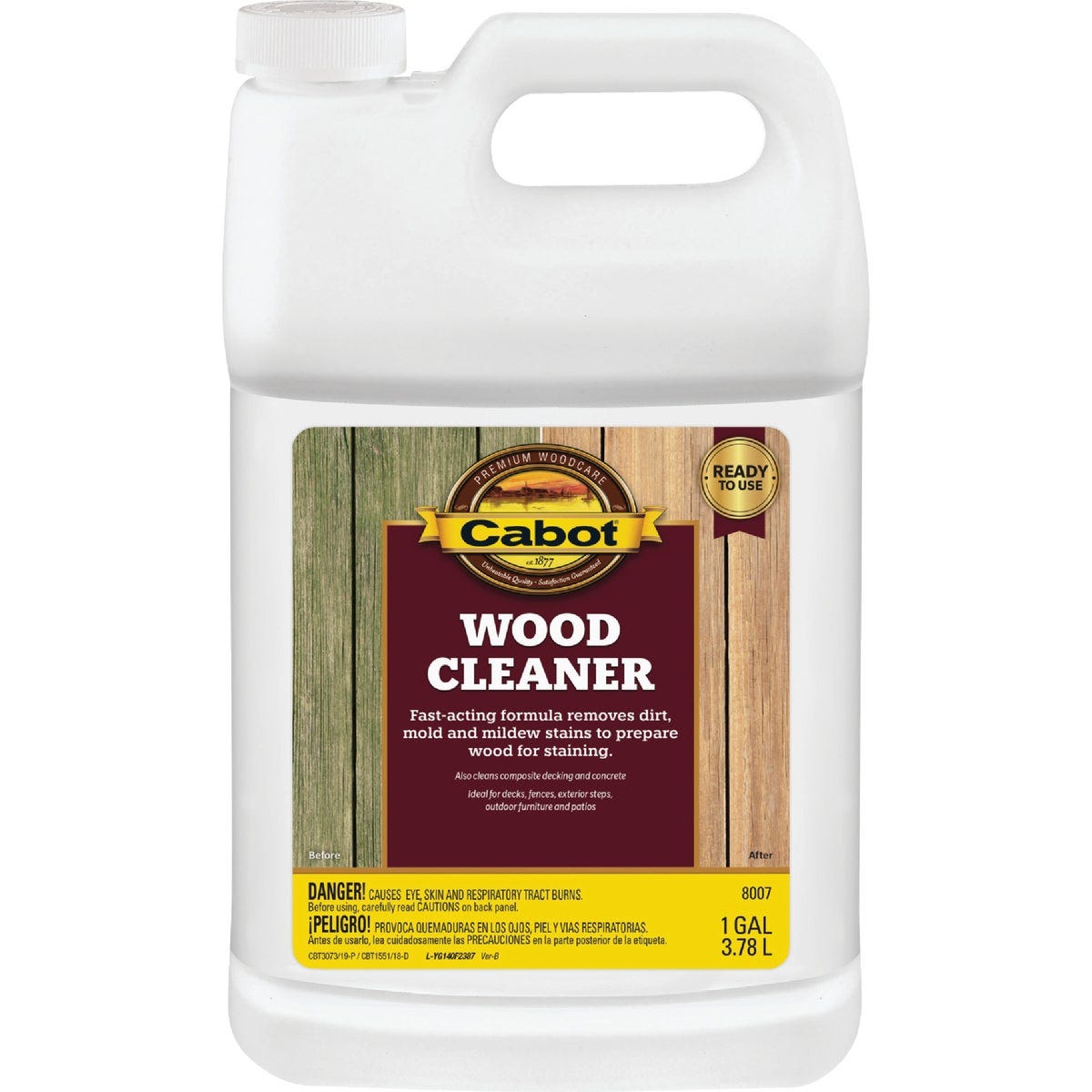 Cabot Wood Cleaner, 1 Gal. Cabot Wood Cleaner, 1 Gal.