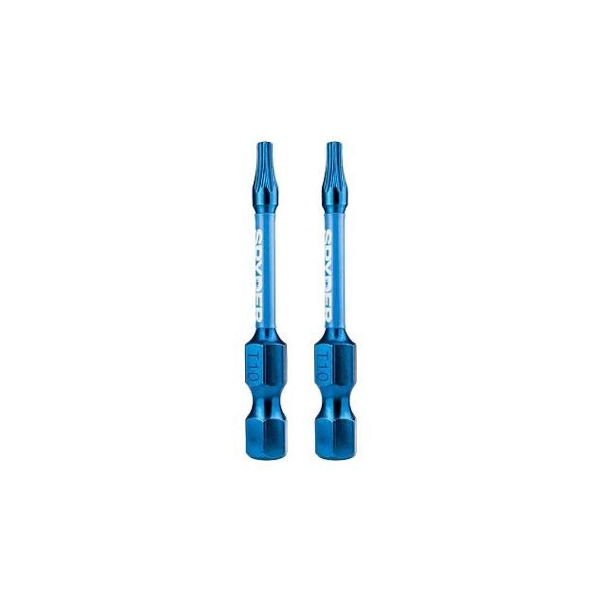 Spyder 2 In. T10 Torx Impact Screwdriver Bit (2-Pack)