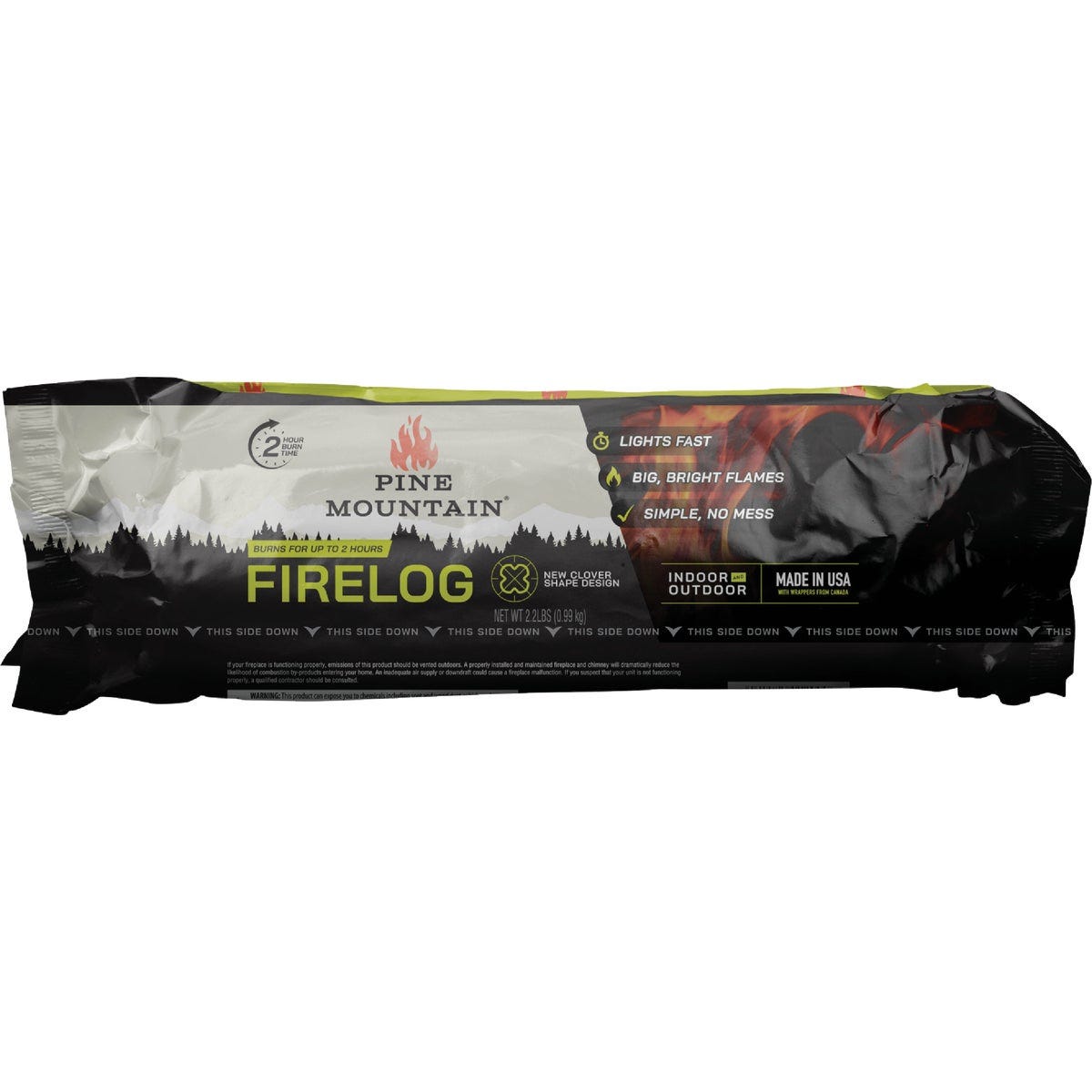 Pine Mountain Classic 2-Hour Fire Log (6-Pack) - photo 2