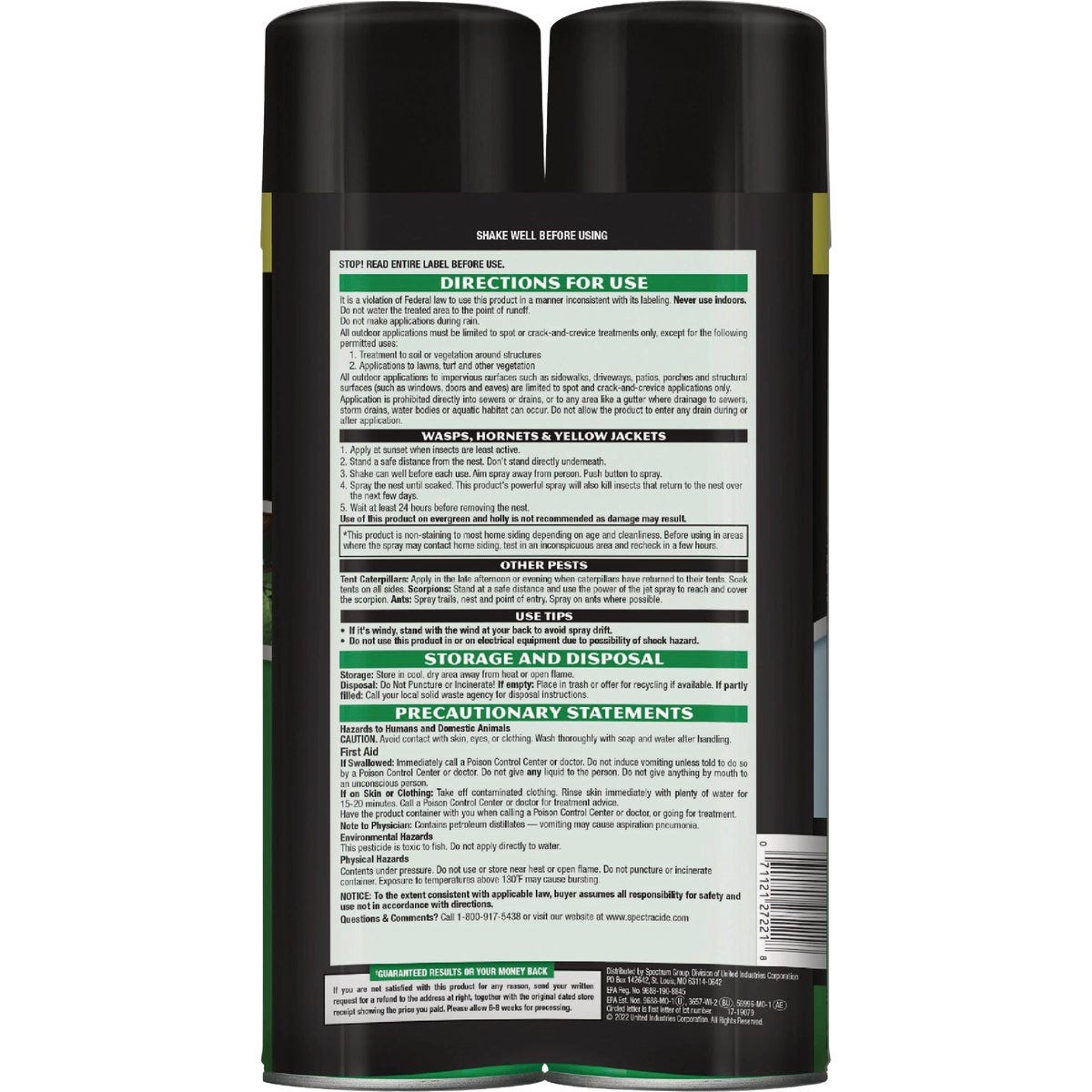 Spectracide 18.5 Oz. Wasp & Hornet Killer3 Aerosol (2-Pack) - photo 3