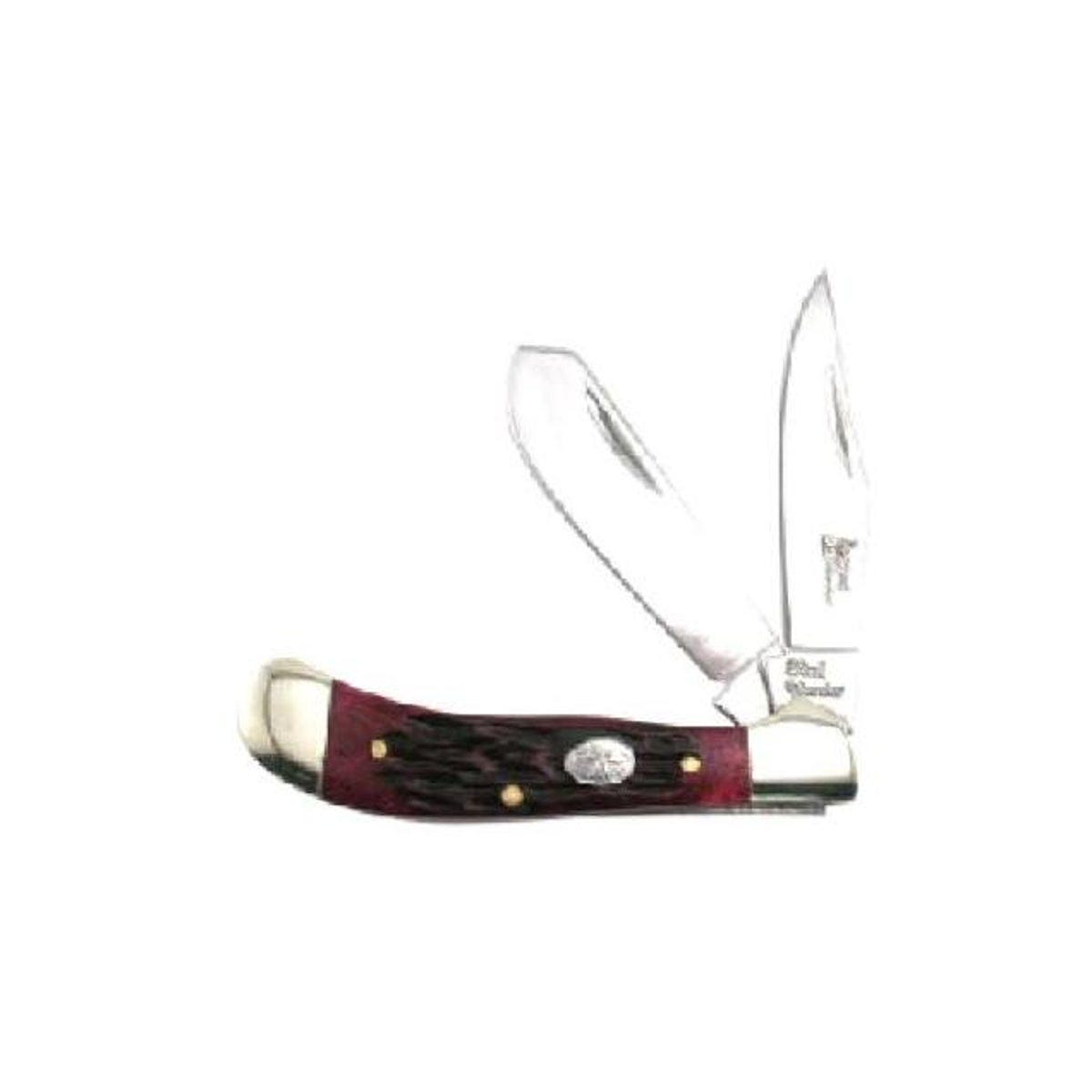 Frost Cutlery Steel Warrior Saddlehorn Pocket Knife