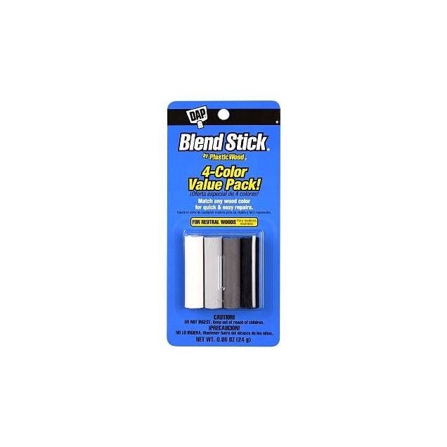 Dap Plastic Wood Blend Touch Up Sticks, 4 Neutral Colors