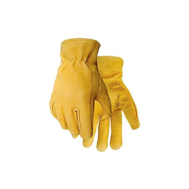 Salt City Sales Men's Medium Premium Buffalo Leather Work Gloves