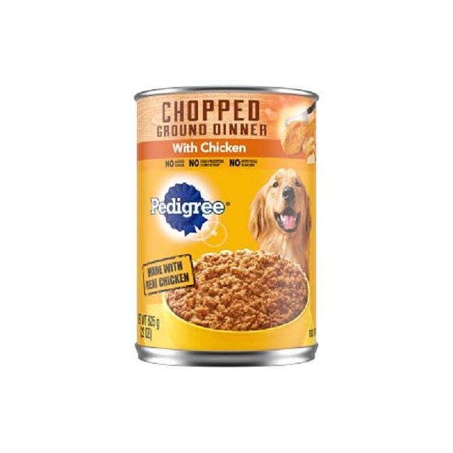 Pedigree Chopped Chicken Wet Dog Food, 22 Oz. Can
