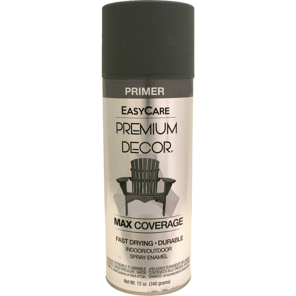 EasyCare Premium Decor 12 Oz. Spray Paint, Gray - photo 2 EasyCare Premium Decor 12 Oz. Spray Paint, Gray - photo 2