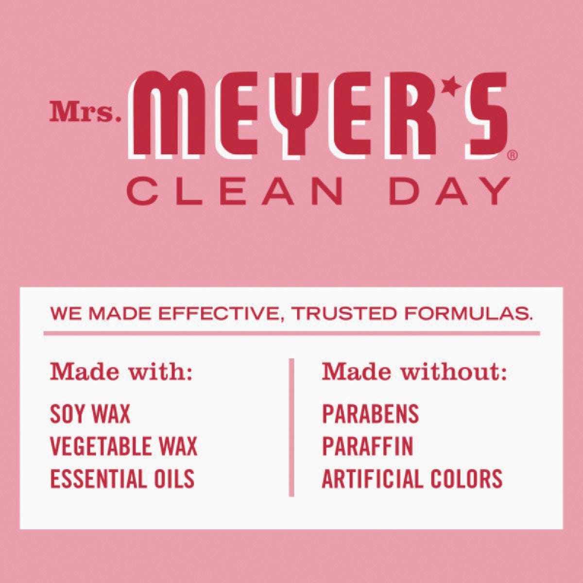Mrs. Meyer's Clean Day 7.2 Oz. Peppermint Large Soy Candle - photo 6