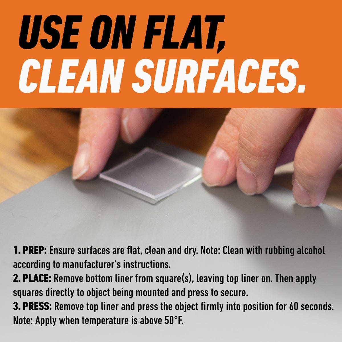 Gorilla Glue 1 In. x 1 In. 7 Lb. Capacity Permanent Clear Mounting Squares (24-Pack) - photo 5 Gorilla Glue 1 In. x 1 In. 7 Lb. Capacity Permanent Clear Mounting Squares (24-Pack) - photo 5