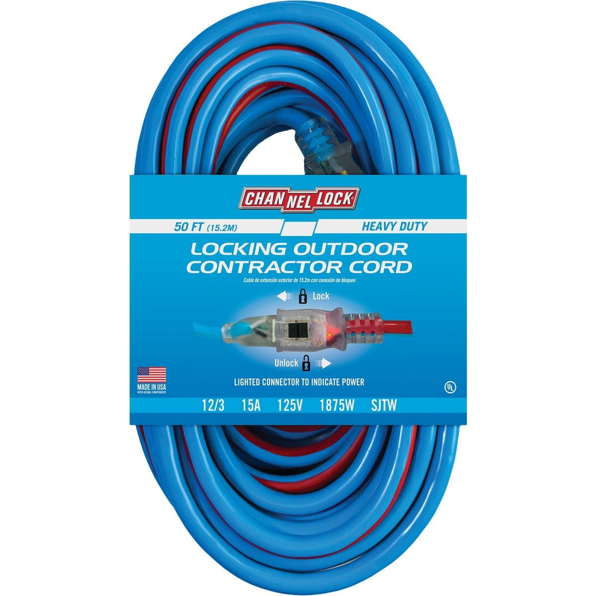 Channellock 50 Ft. 12/3 Extension Cord - photo 2