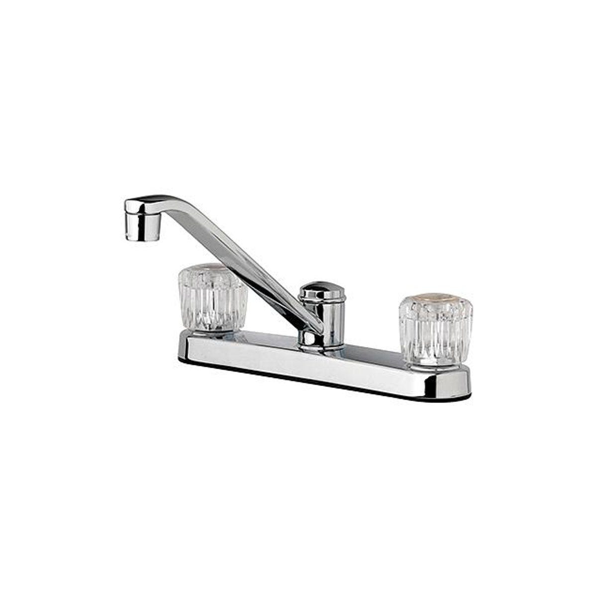 HomePointe 2-Handle Chrome Kitchen Faucet