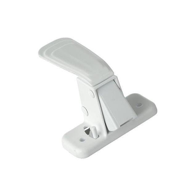 Wright Products White Heavy Duty Inside Push Button Door Latch Wright Products White Heavy Duty Inside Push Button Door Latch