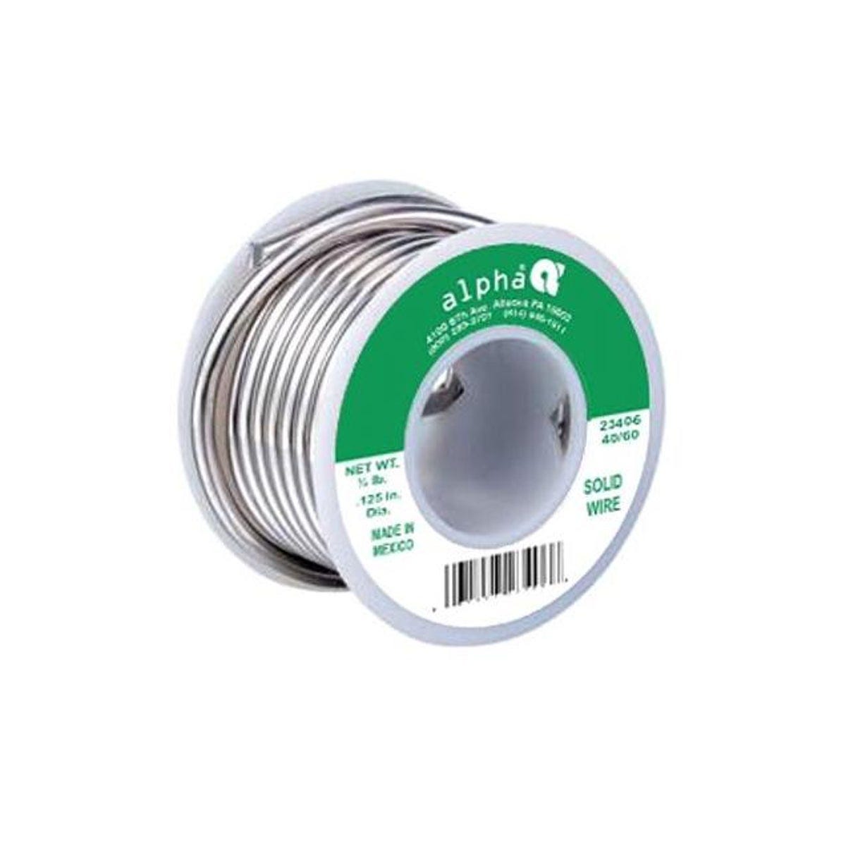 Alpha Metals 0.125 In. 8 Oz. Leaded General-Purpose Solder