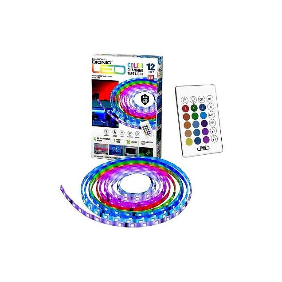 Bell + Howell 12 Ft. Color Changing Bionic LED Tape Light