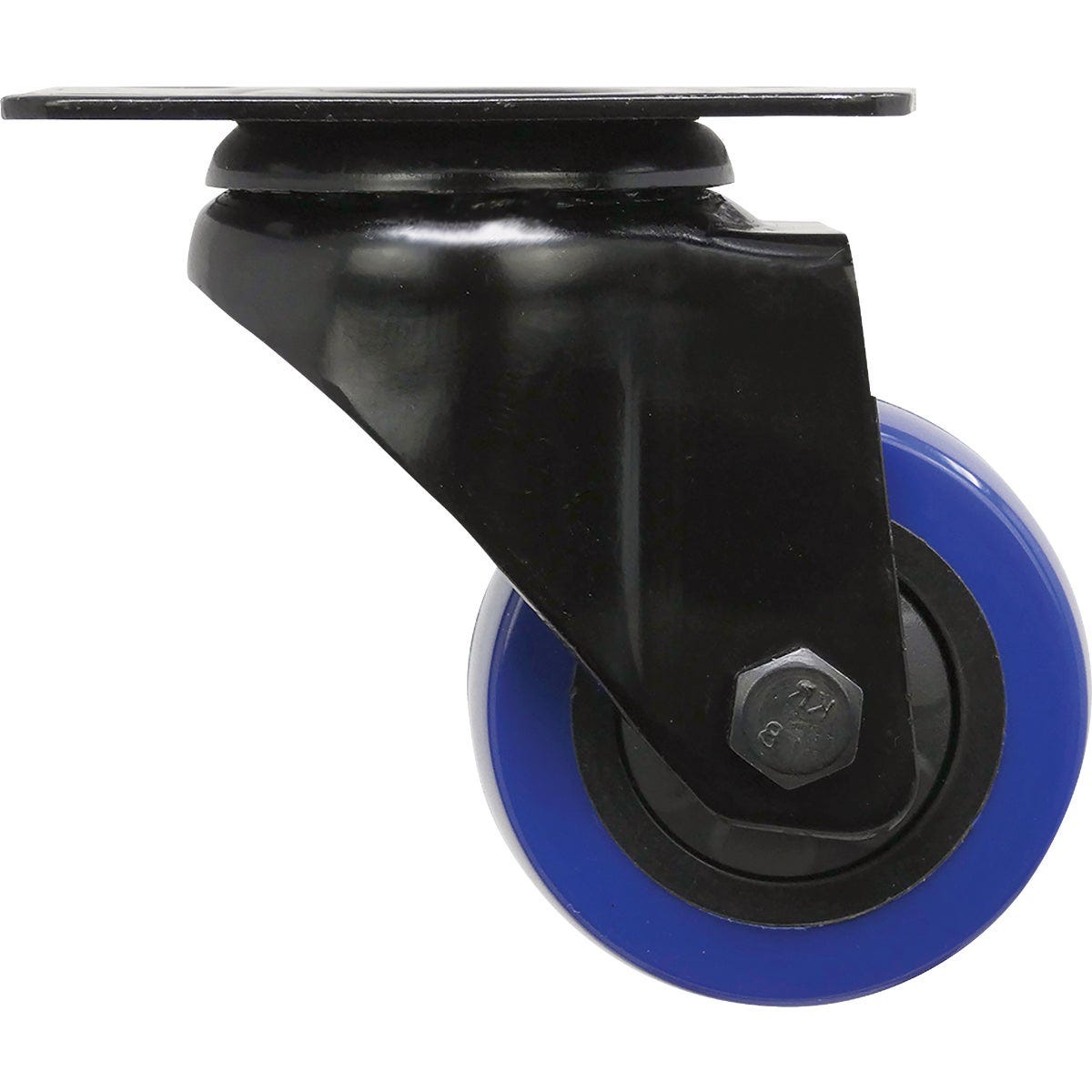 Shepherd Hardware 2 In. Blue Diamond TPU Swivel Plater Caster Shepherd Hardware 2 In. Blue Diamond TPU Swivel Plater Caster