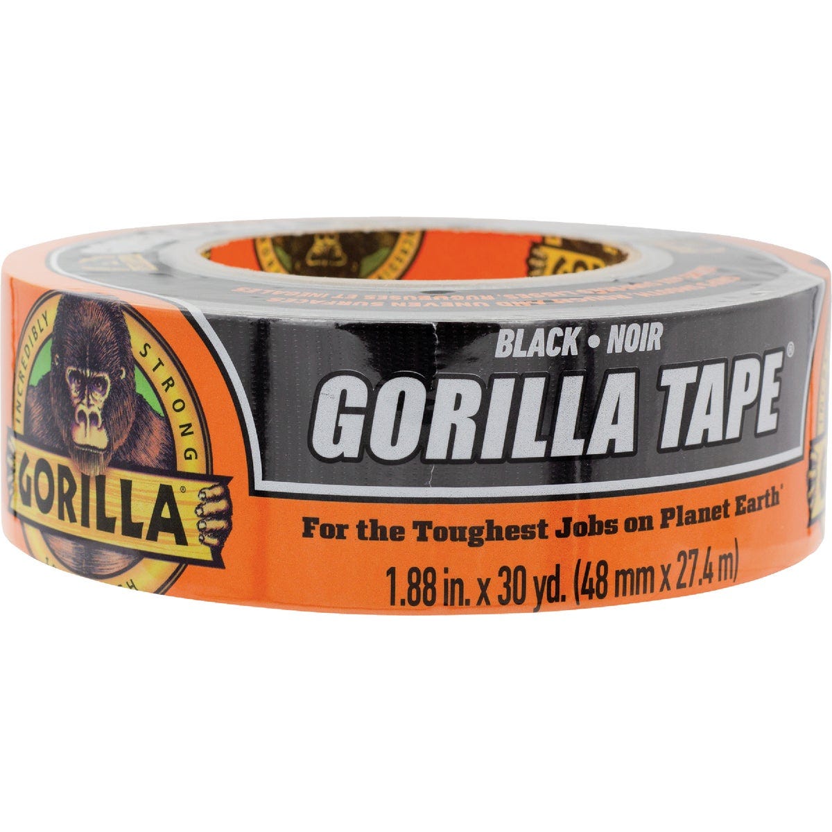 Gorilla 1.88 In. x 30 Yd. Heavy-Duty Duct Tape, Black Gorilla 1.88 In. x 30 Yd. Heavy-Duty Duct Tape, Black