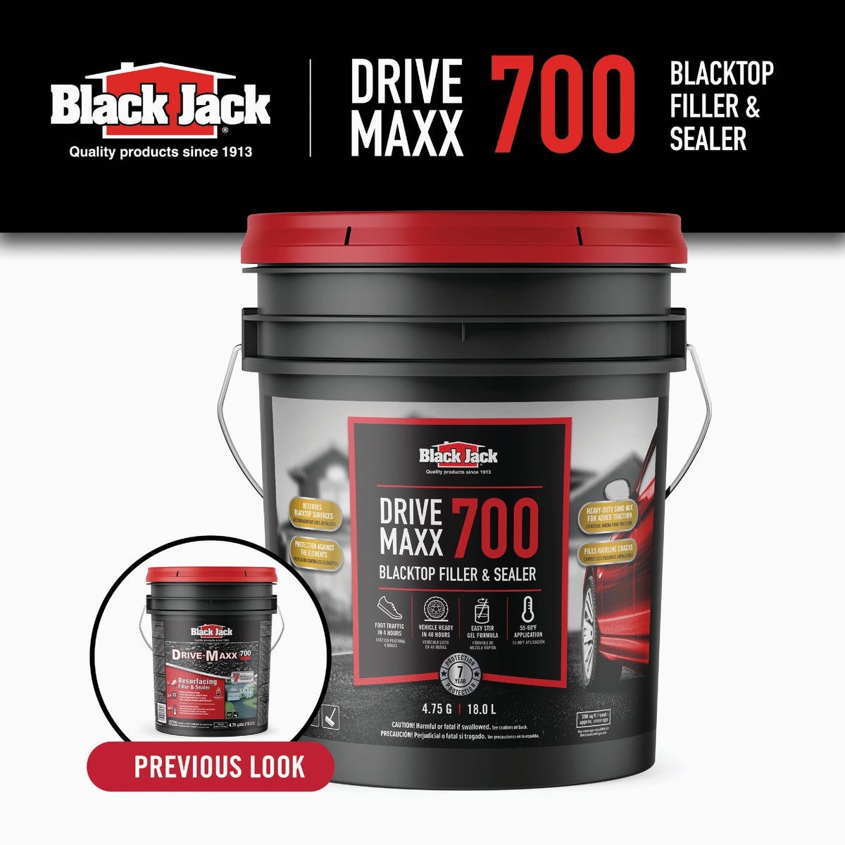 Black Jack Drive-Maxx 700 5 Gal. 7 Yr. Fast Dry Filler and Sealer - photo 7 Black Jack Drive-Maxx 700 5 Gal. 7 Yr. Fast Dry Filler and Sealer - photo 7