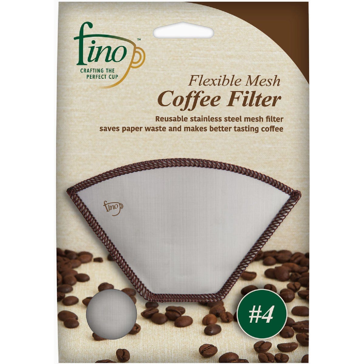 Fino No. 4 Reusable Mesh Coffee Filter Fino No. 4 Reusable Mesh Coffee Filter