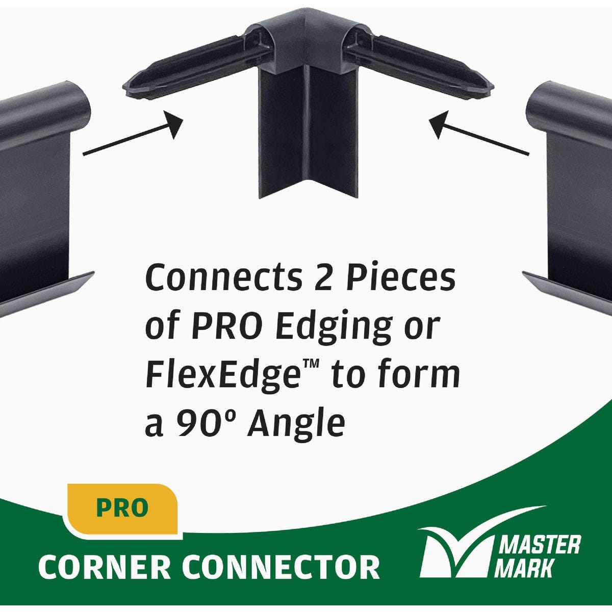 Master Mark Pro 90 Deg. Black Plastic Lawn Edging Coupler - photo 3