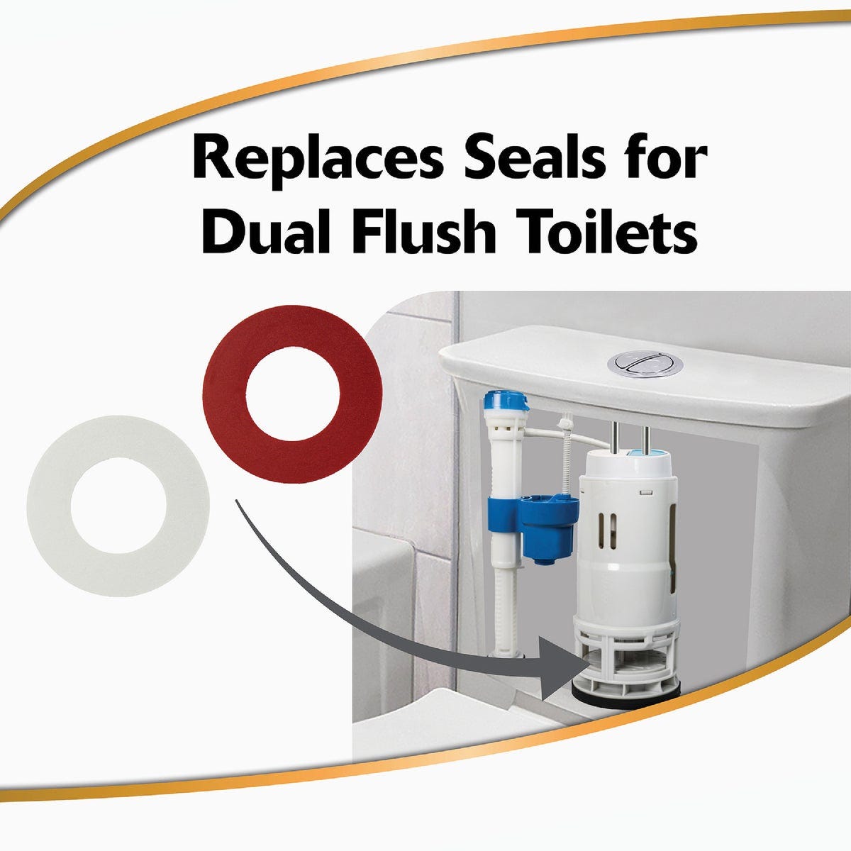 Korky Flush Valve Seal Kit for Dual Flush Valve Seals (3-Pack) - photo 6 Korky Flush Valve Seal Kit for Dual Flush Valve Seals (3-Pack) - photo 6
