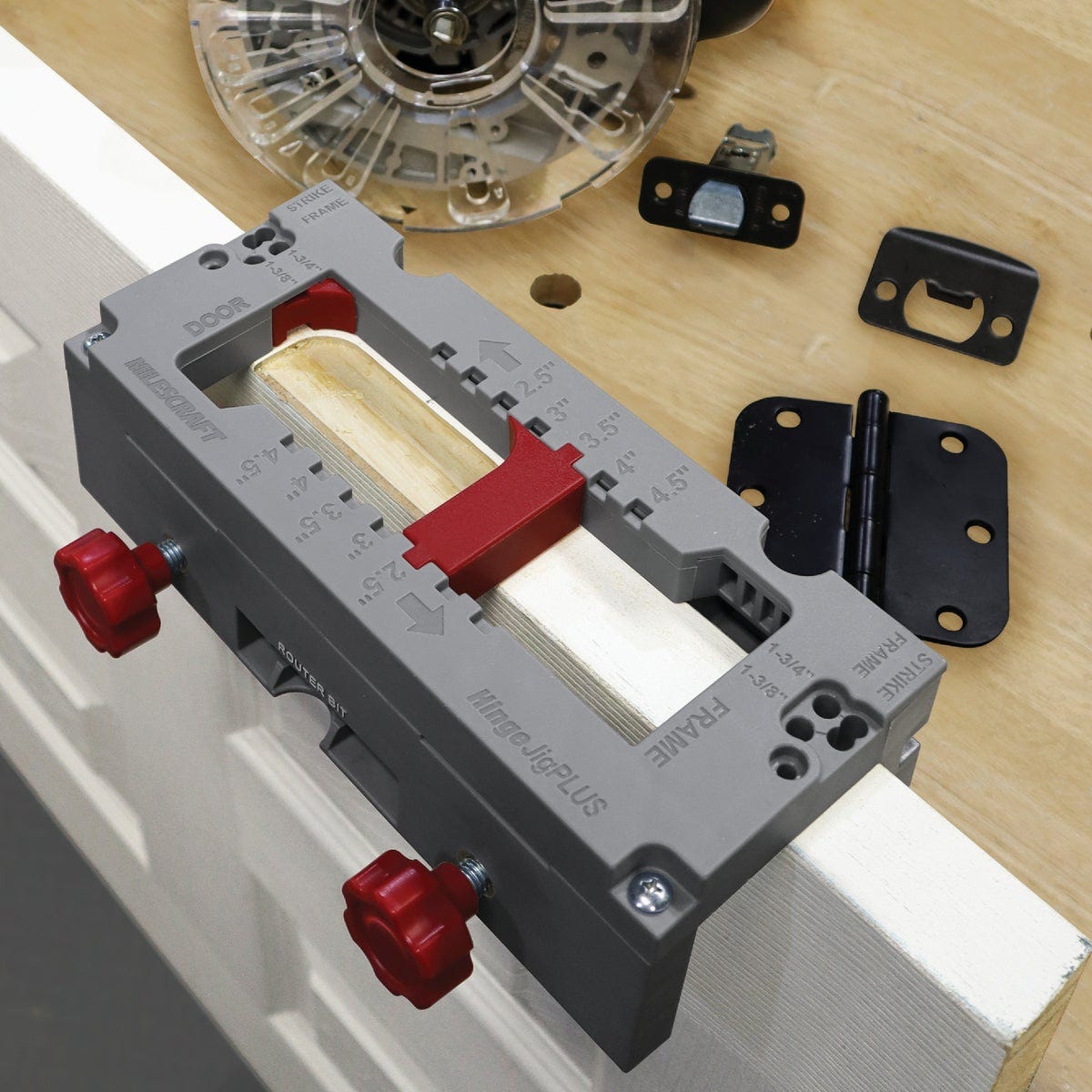 Milescraft HingeJigPLUS Self-Clamping Door & Frame Hinge, Latch, & Strike Plate Jig - photo 6 Milescraft HingeJigPLUS Self-Clamping Door & Frame Hinge, Latch, & Strike Plate Jig - photo 6