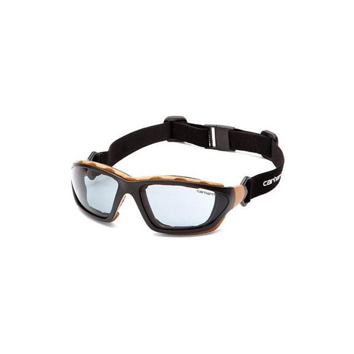 Carhartt Black/Tan Frame Carthage Safety Glasses with Gray Lenses Carhartt Black/Tan Frame Carthage Safety Glasses with Gray Lenses