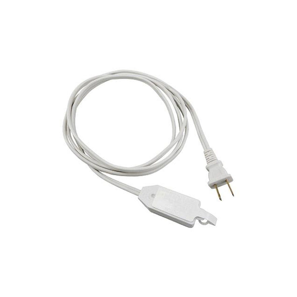 Master Electrician 6 Ft. 16/2 SPT-2 White Polarized Cube Tap Extension Cord Master Electrician 6 Ft. 16/2 SPT-2 White Polarized Cube Tap Extension Cord