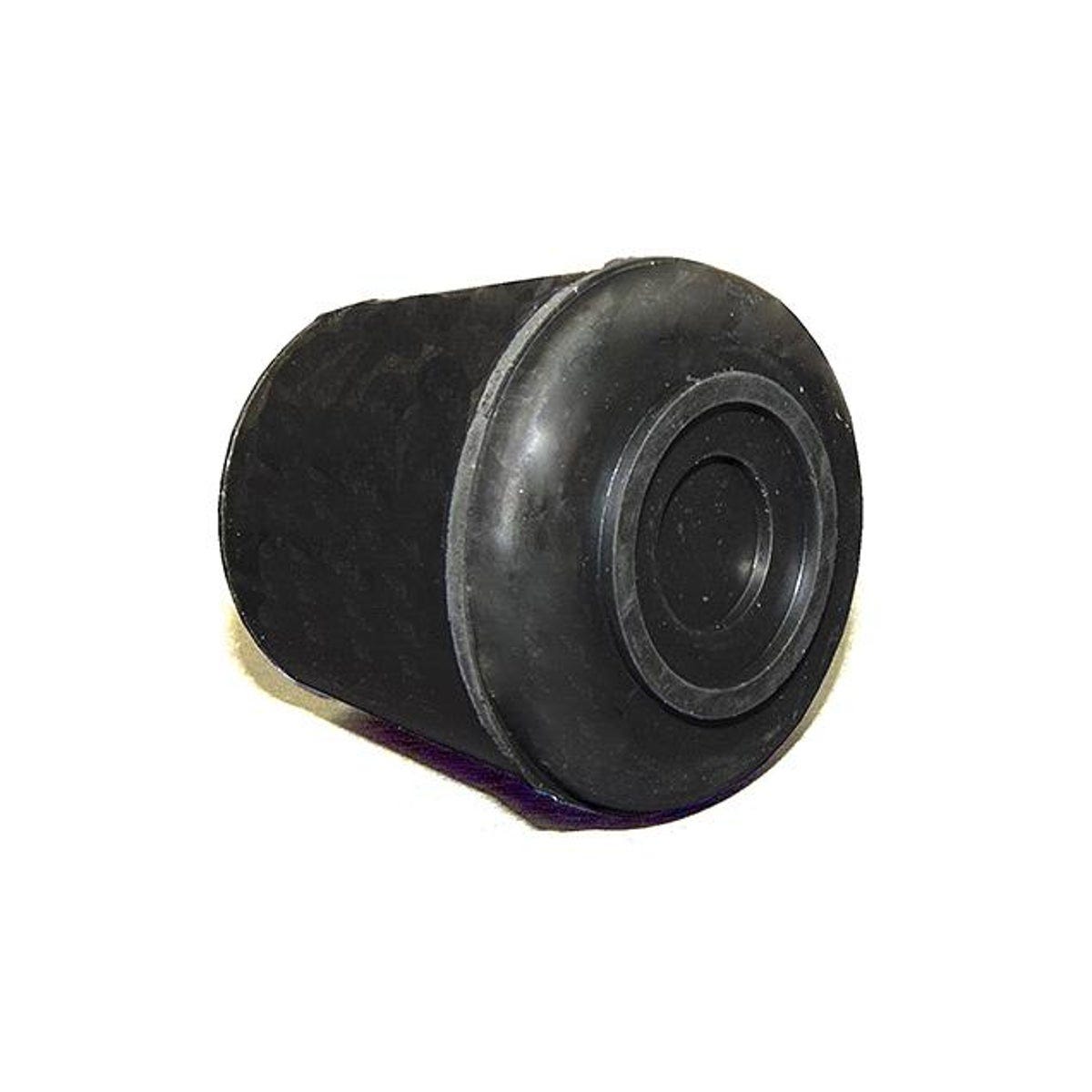 TruGuard 1 In. Black Rubber Furniture Leg Tip (4-Pack)