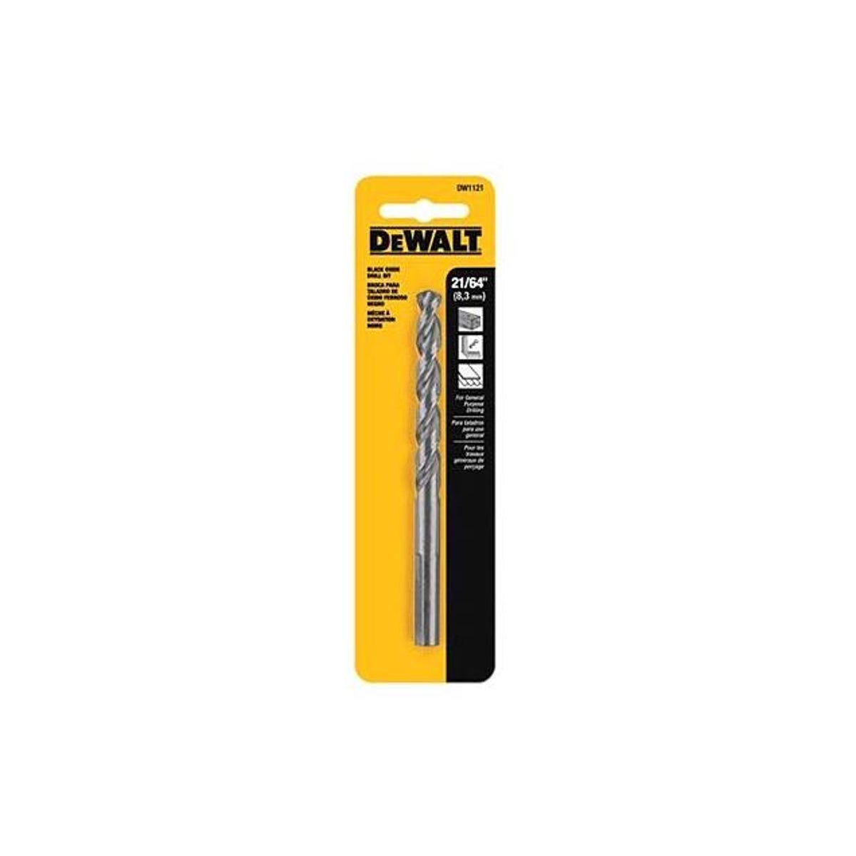 DeWalt 21/64 In. Black Oxide Drill Bit