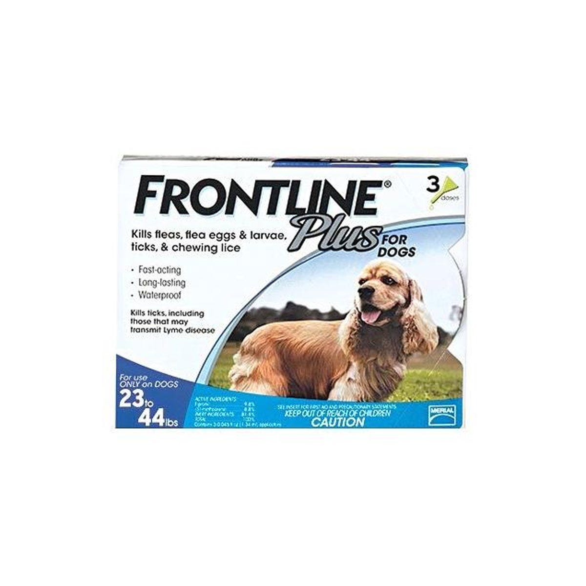 Frontline Plus Flea & Tick Killer For Medium Dogs (3-Pack)