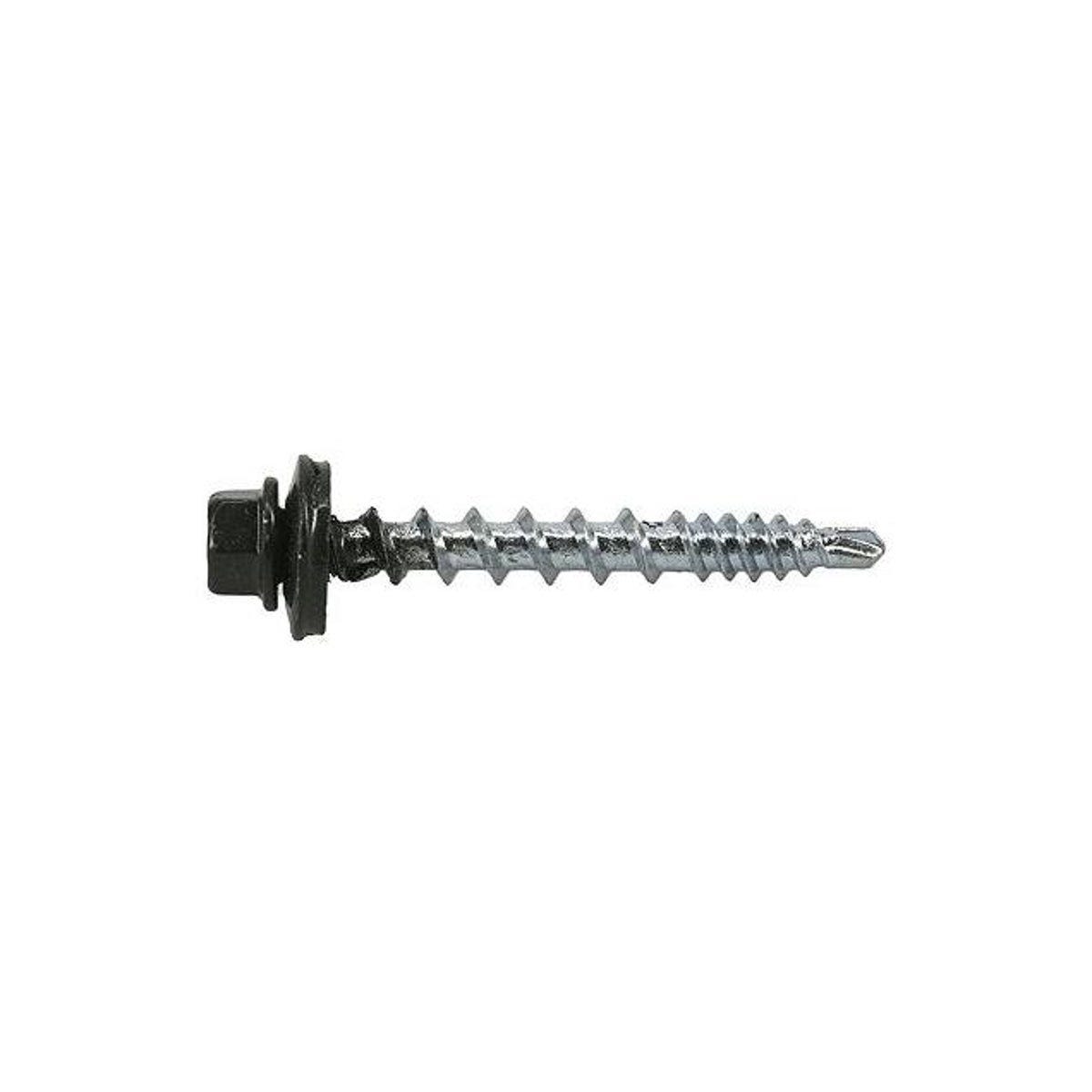 Hillman Power Pro #10 x 1.5 In. Black Metal to Wood Self-Drilling Roofing Screws (250-Count) - photo 2 Hillman Power Pro #10 x 1.5 In. Black Metal to Wood Self-Drilling Roofing Screws (250-Count) - photo 2