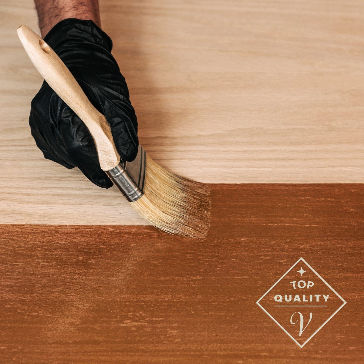 Varathane Fast Dry Traditional Cherry Urethane Modified Alkyd Interior Wood Stain, 1 Qt. - photo 4
