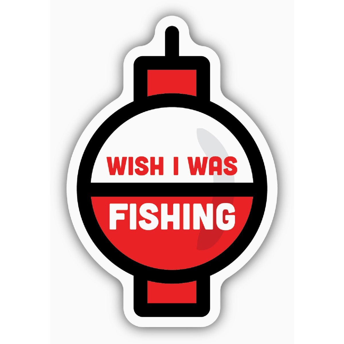 Stickers Northwest Wish I Was Fishing Sticker- Stickers Northwest Wish I Was Fishing Sticker-