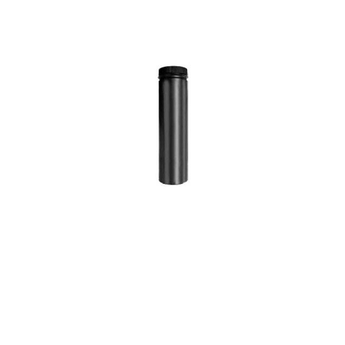 SELKIRK DSP Matte Black Double Wall Stainless Steel Stove Pipe, 8 In. x 36 In. SELKIRK DSP Matte Black Double Wall Stainless Steel Stove Pipe, 8 In. x 36 In.