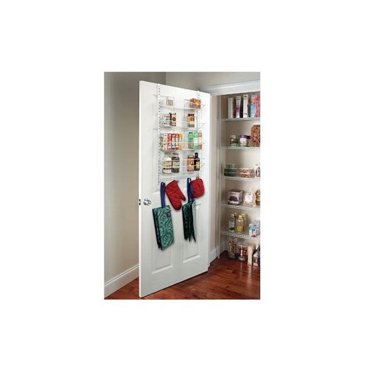 ClosetMaid 4-Tier Adjustable Wall & Door Rack ClosetMaid 4-Tier Adjustable Wall & Door Rack