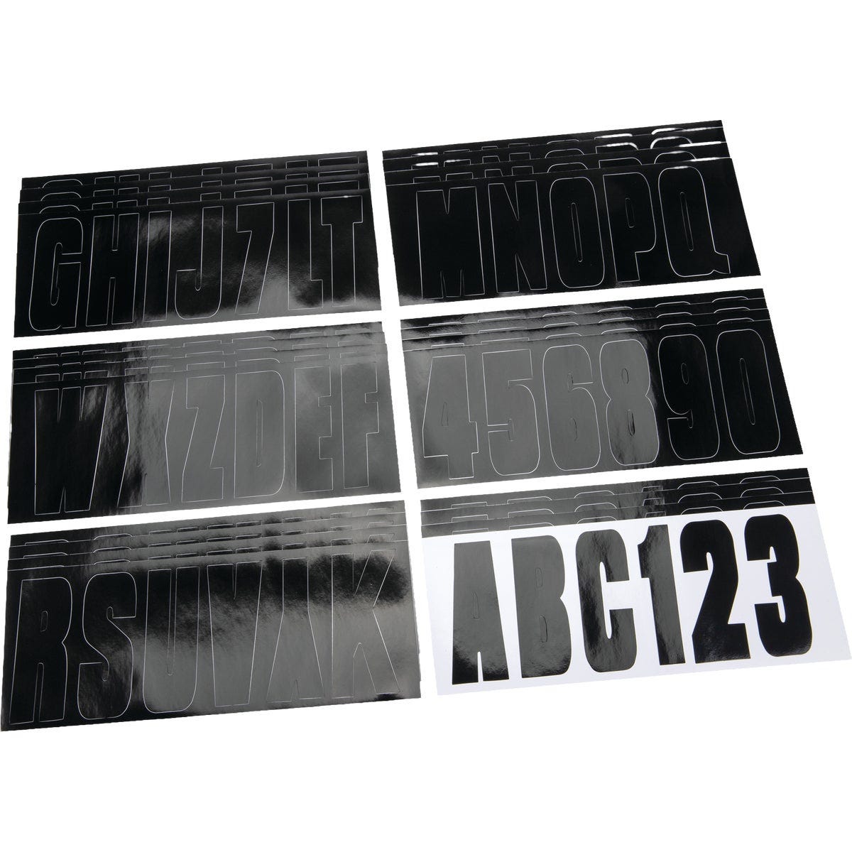 Seachoice 3-1/4 In. Black Solid Vinyl Letter & Number Kit - photo 6 Seachoice 3-1/4 In. Black Solid Vinyl Letter & Number Kit - photo 6