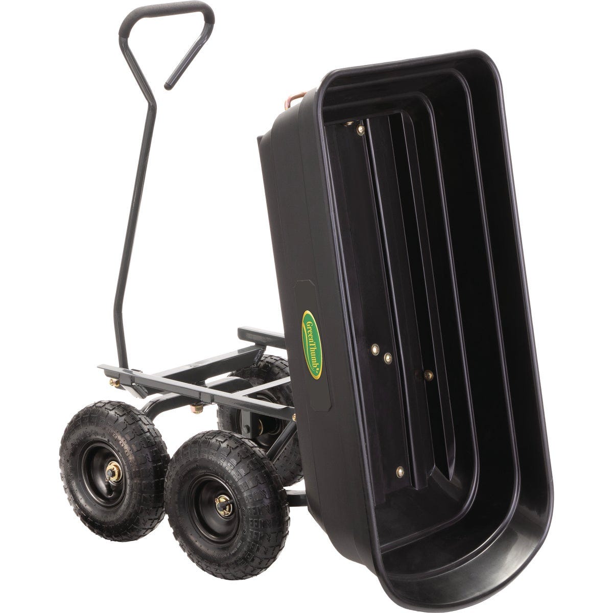 Green Thumb 4 Cu. Ft. Poly Dump Cart - photo 2 Green Thumb 4 Cu. Ft. Poly Dump Cart - photo 2
