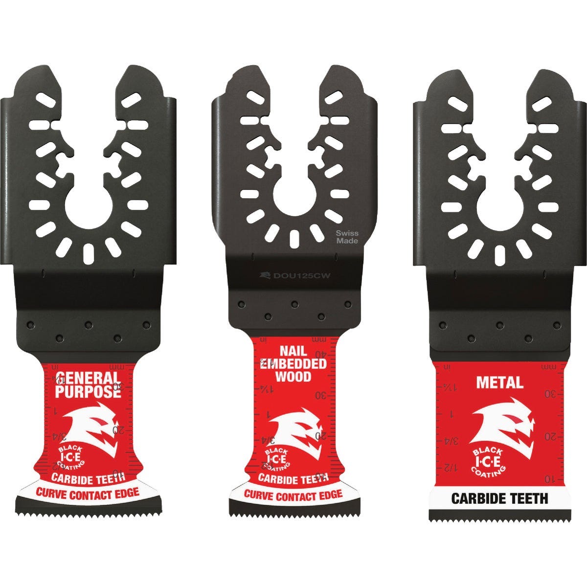Diablo AMPED Demo Demon & Steel Demon Universal Fit Carbide Oscillating Blade Set (3-Piece) Diablo AMPED Demo Demon & Steel Demon Universal Fit Carbide Oscillating Blade Set (3-Piece)
