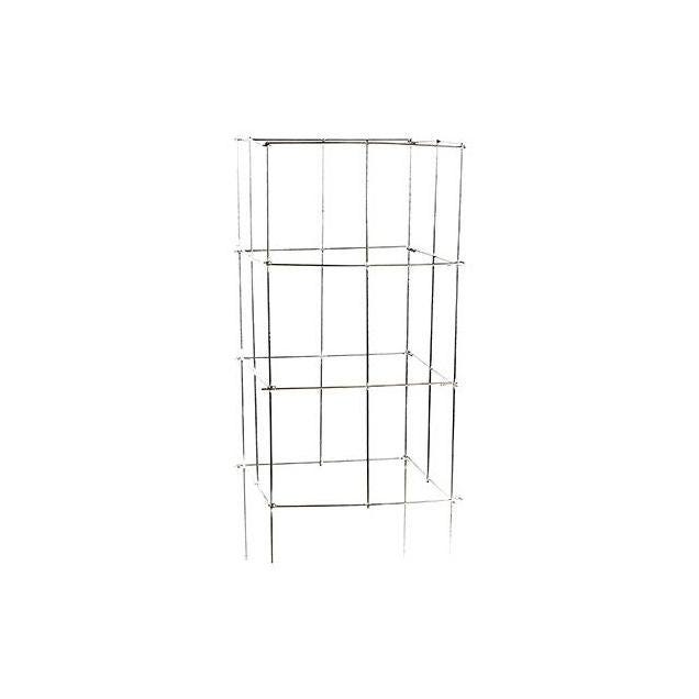 Glamos 42 In. Galvanized Heavy Duty Square Tomato Cage Glamos 42 In. Galvanized Heavy Duty Square Tomato Cage
