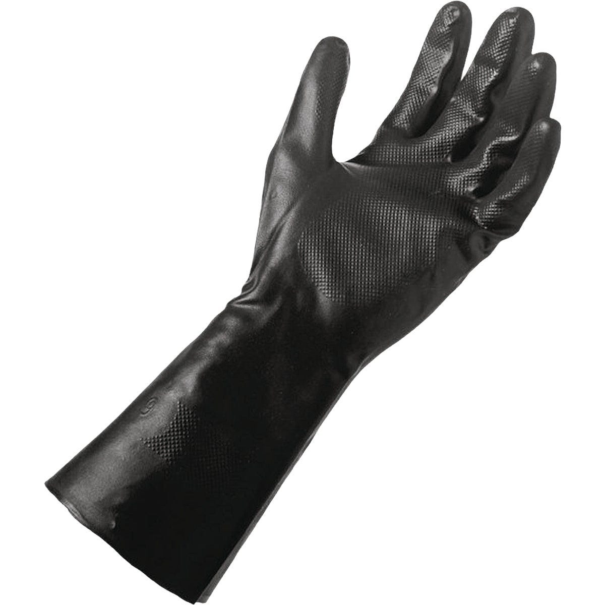 Grease Monkey Men's Large Black Neoprene Long Cuff Work Gloves Grease Monkey Men's Large Black Neoprene Long Cuff Work Gloves