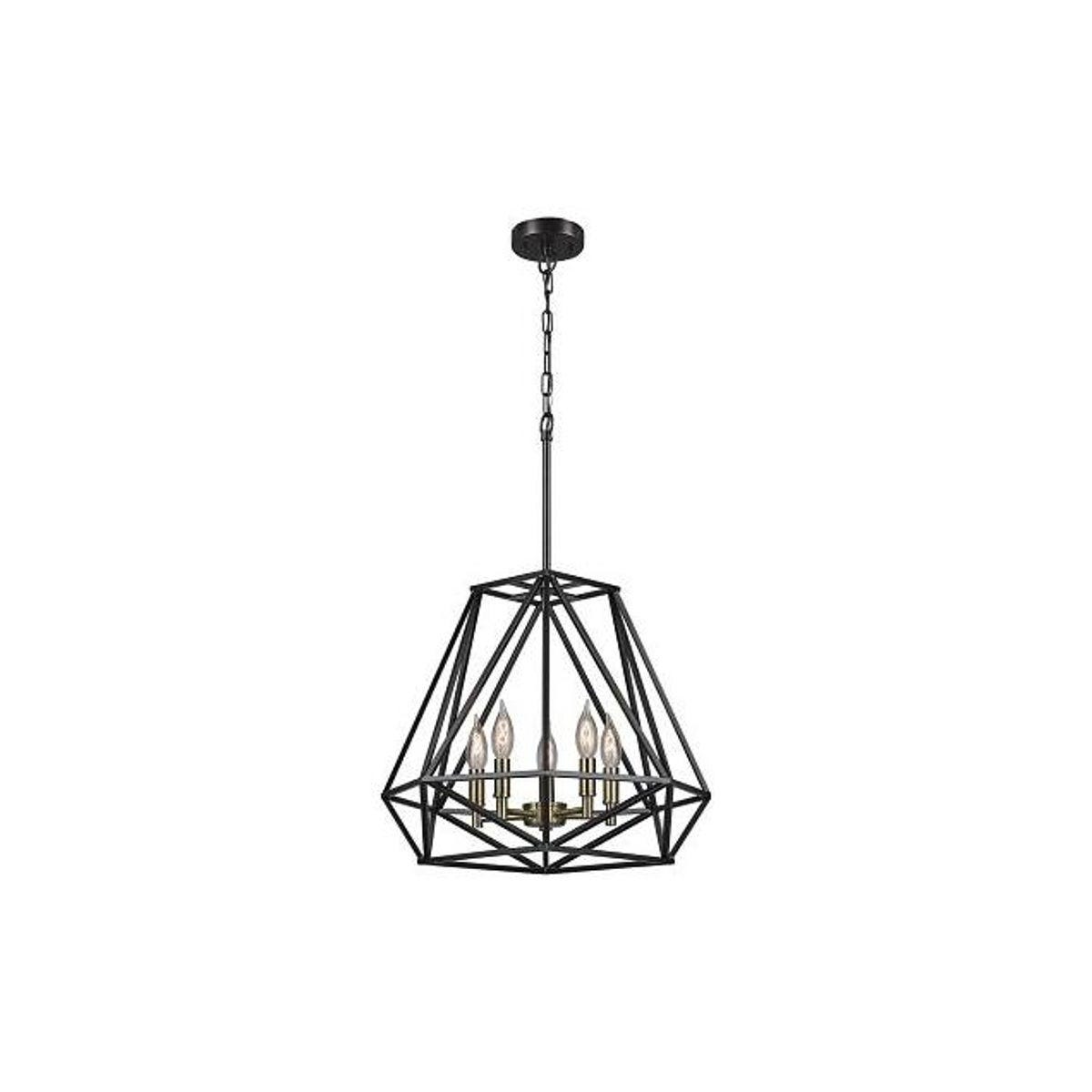 Globe Electric Dark Bronze 5-Light Chandelier Globe Electric Dark Bronze 5-Light Chandelier